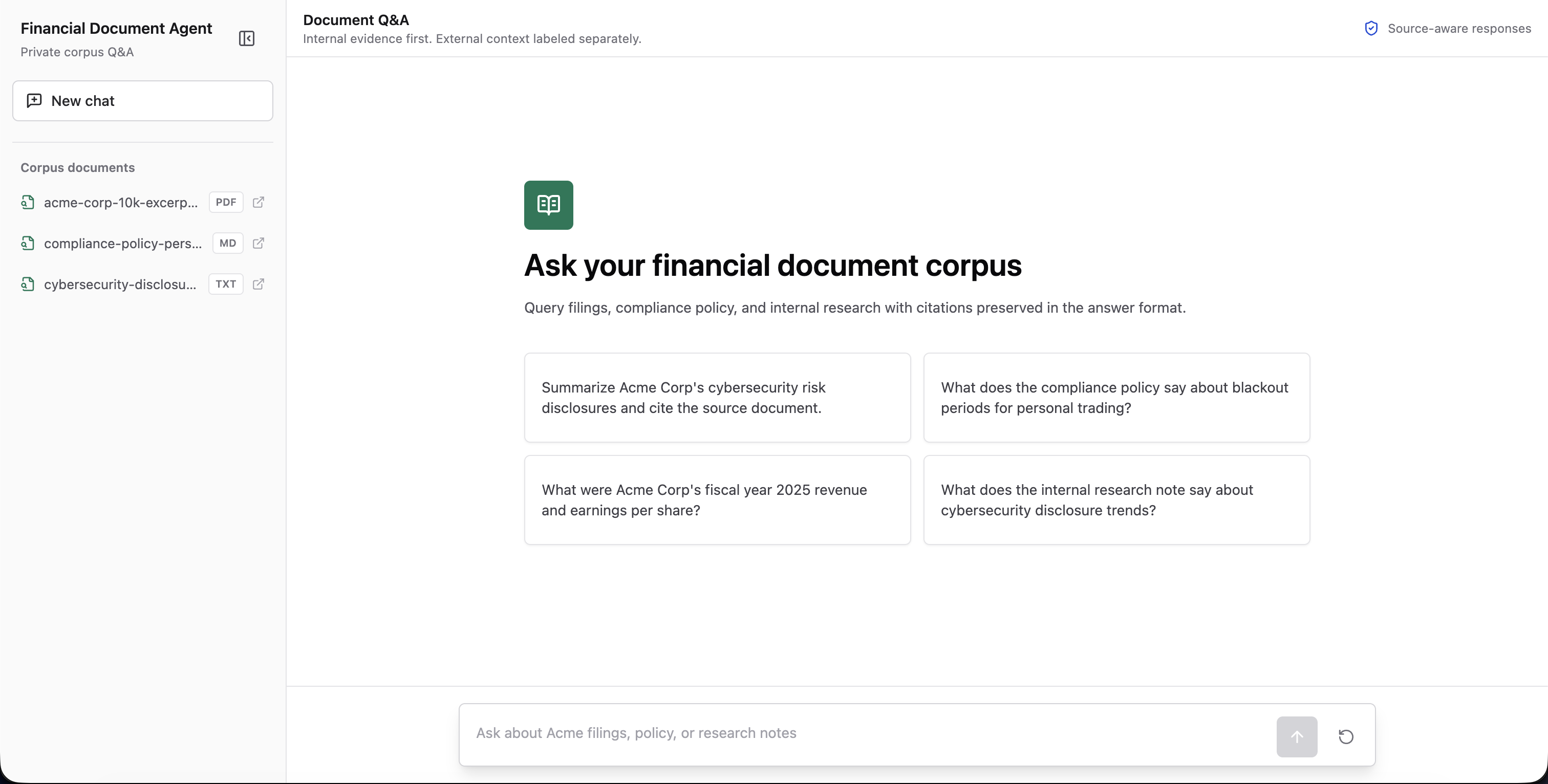 Financial Document Intelligence Agent
